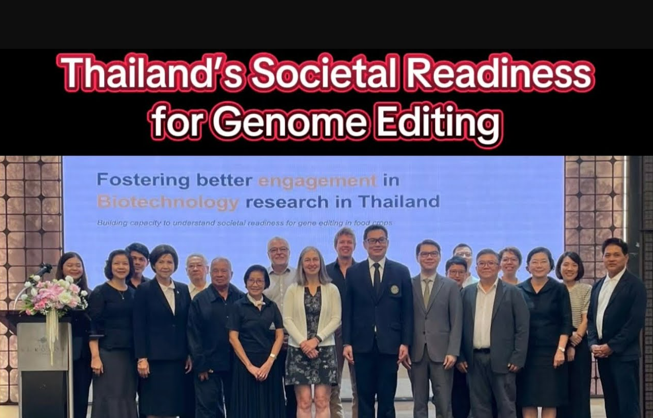 Thailand’s Societal Readiness for Genome Editing team group photo